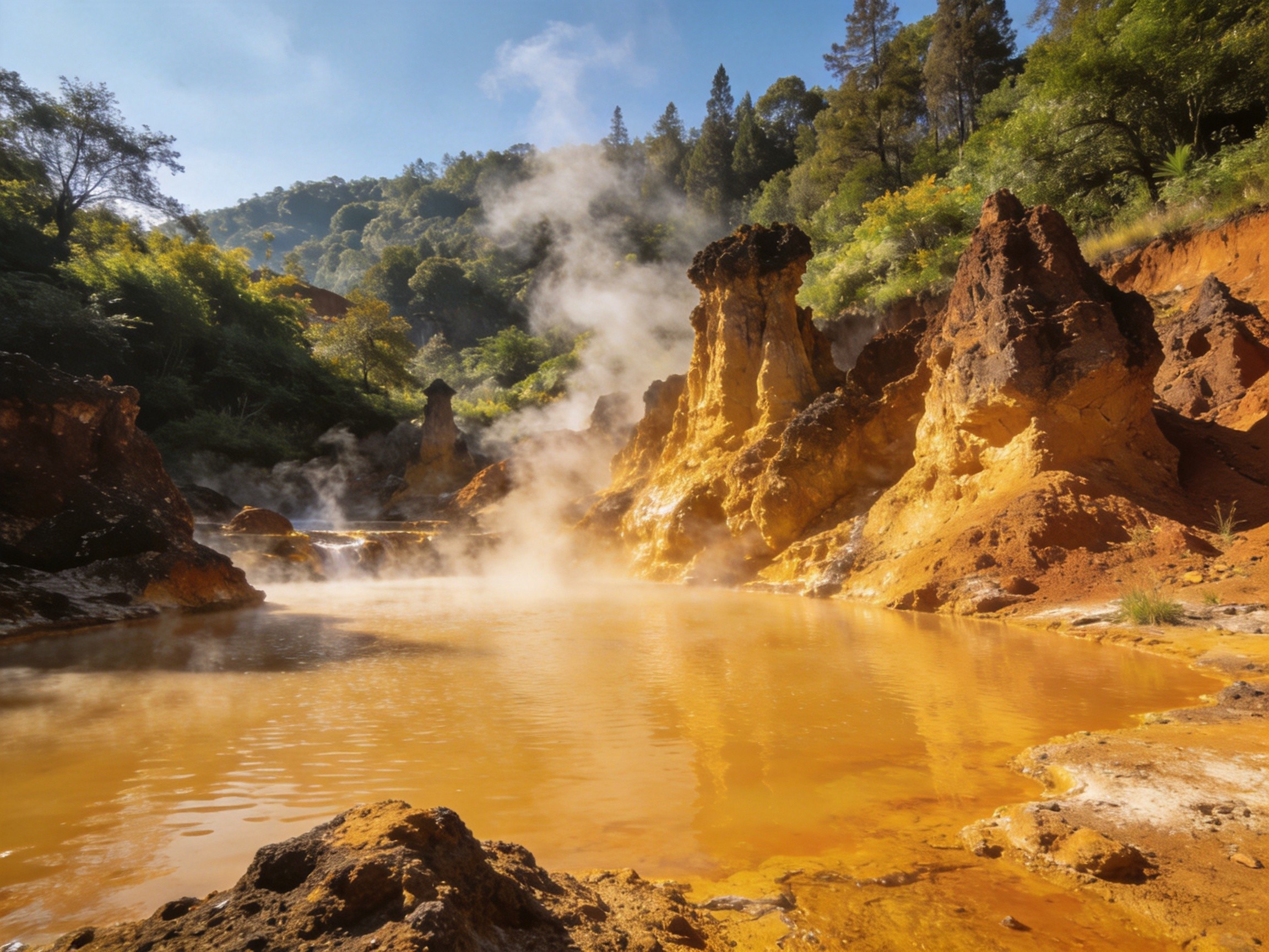 腾冲火山热海